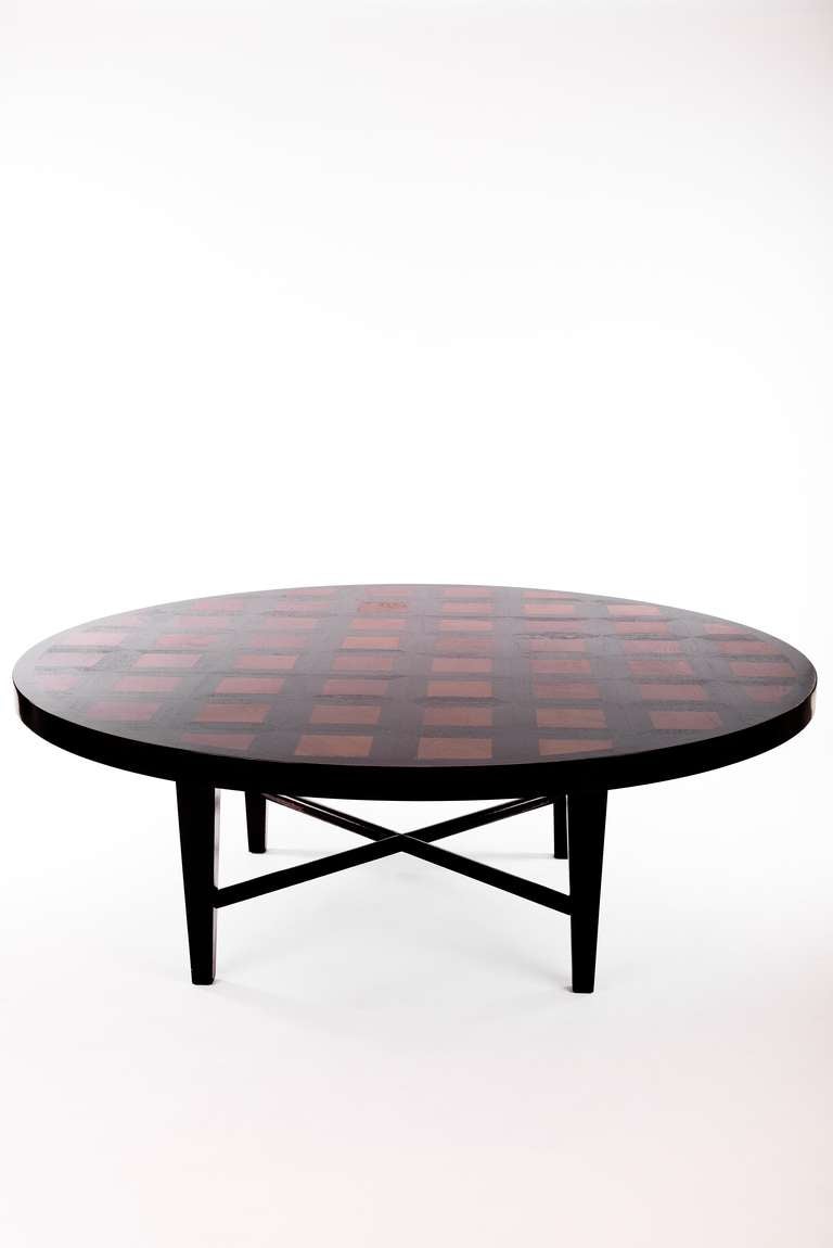 American Large Round Dining Table by William Haines