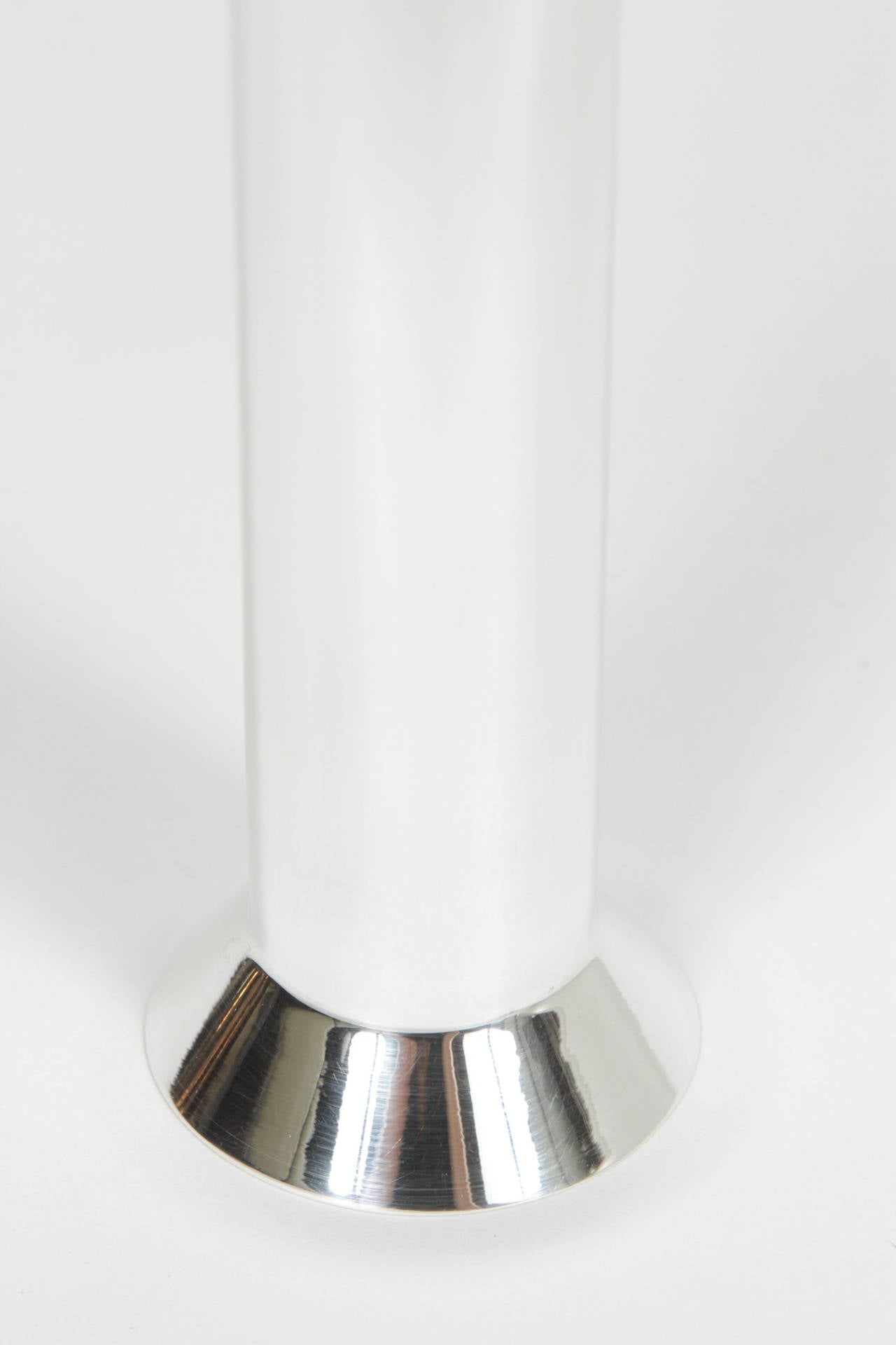 Polished Pair of Richard Meier for Swid Powell Vases