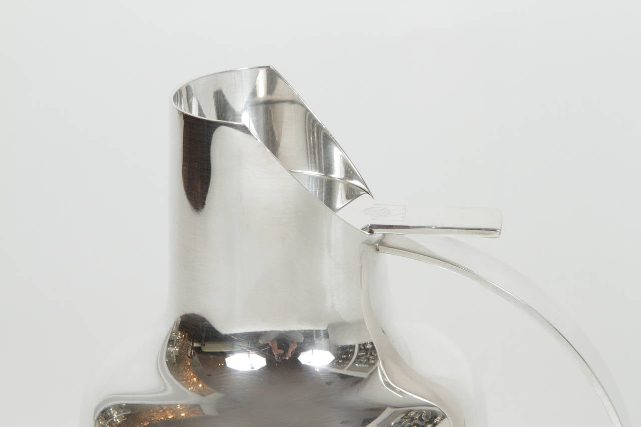 Silver Plated Thermal Carafe by Sabattini at 1stDibs