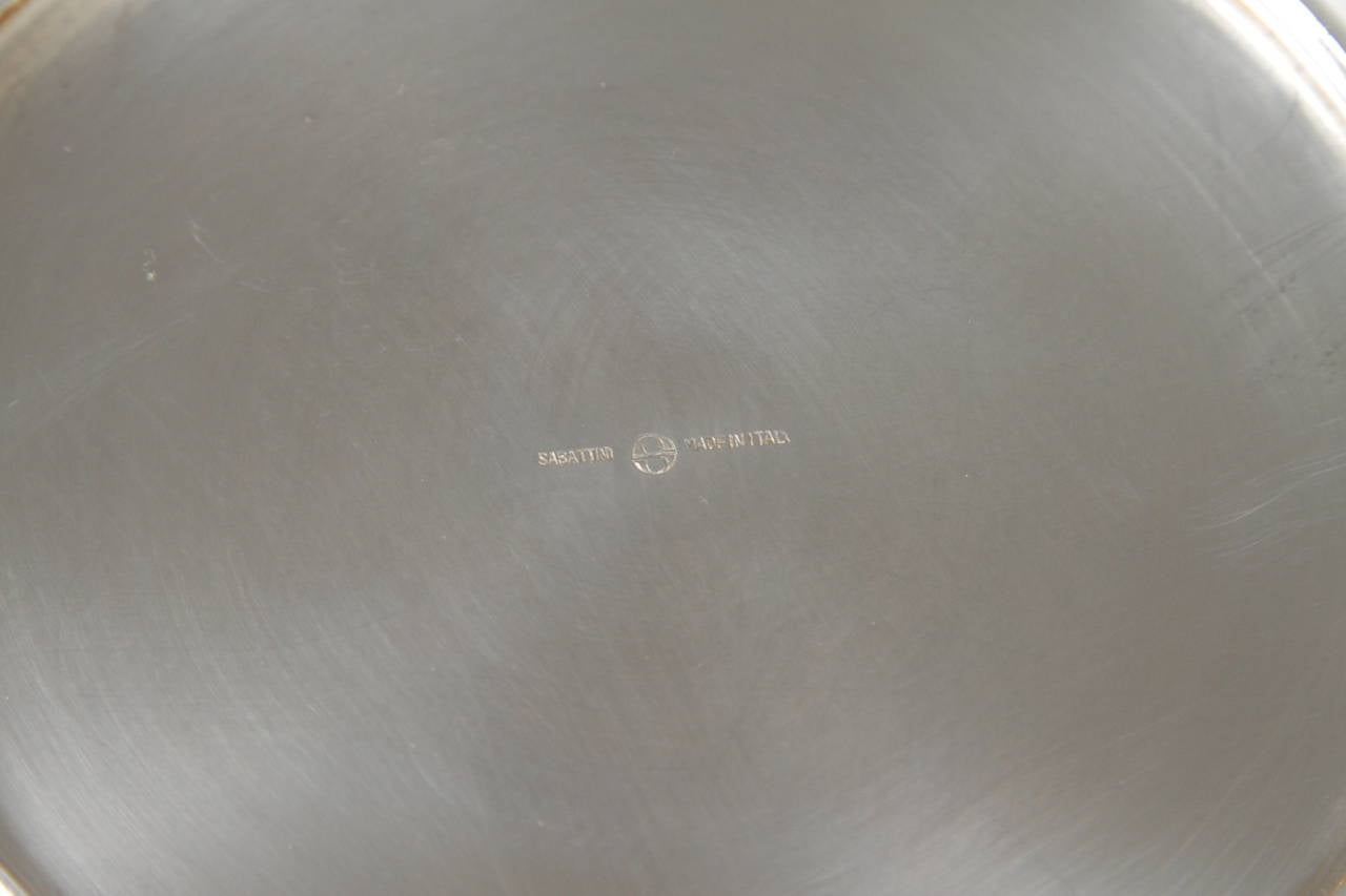 Silver Plated Thermal Carafe by Sabattini at 1stDibs