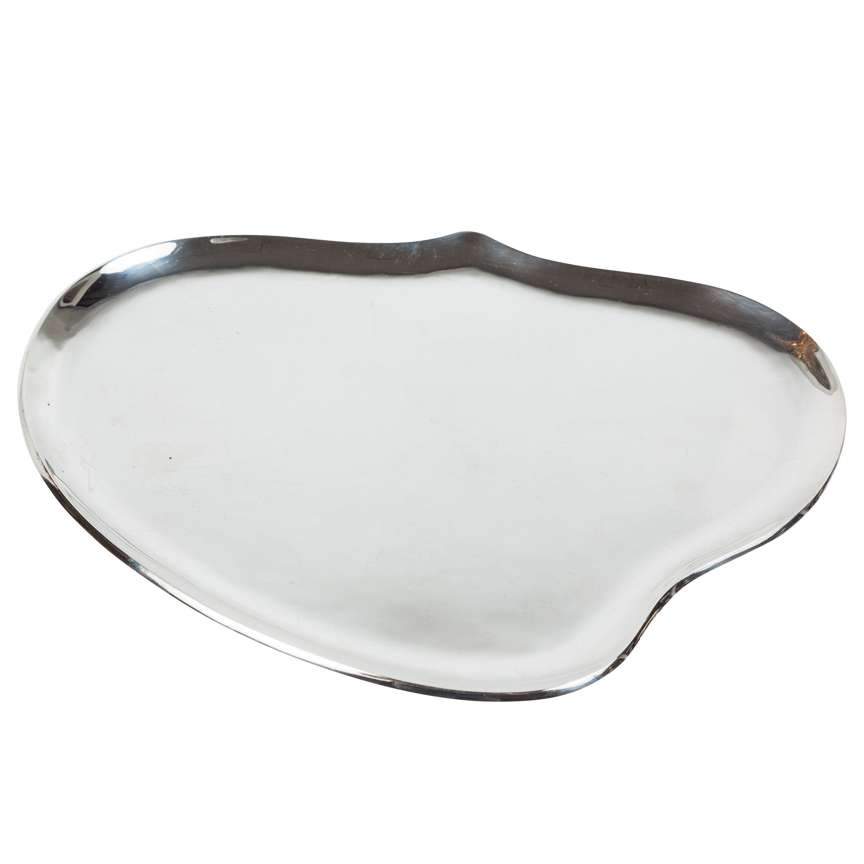R. Sanchez Sterling Silver Biomorphic Serving Tray