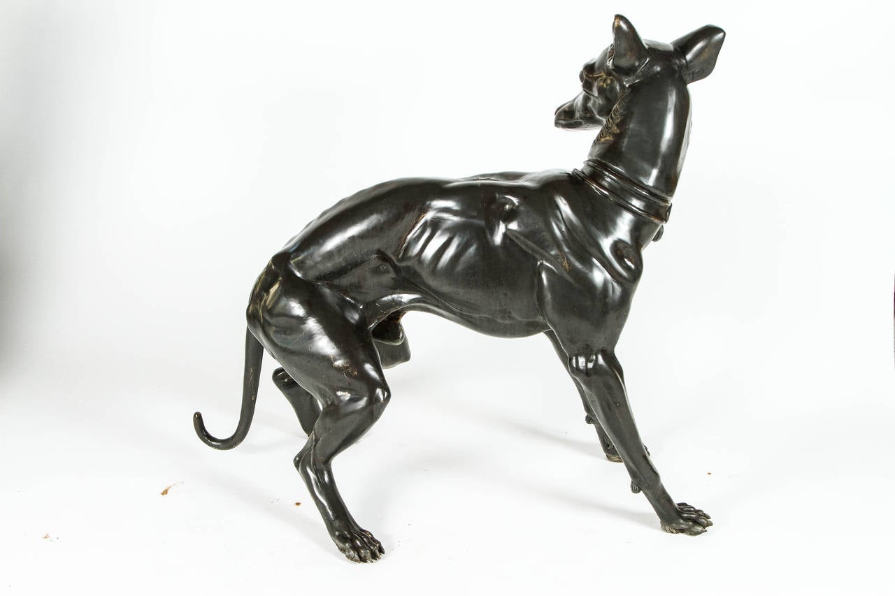 Life Size Bronze Hounds 3