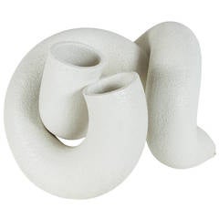 Abstract Textured Ceramic Sculpture/Vase