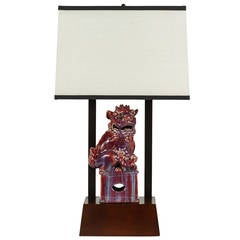 Armature Lamp Featuring a Chinese Foo Dog by William Haines 5