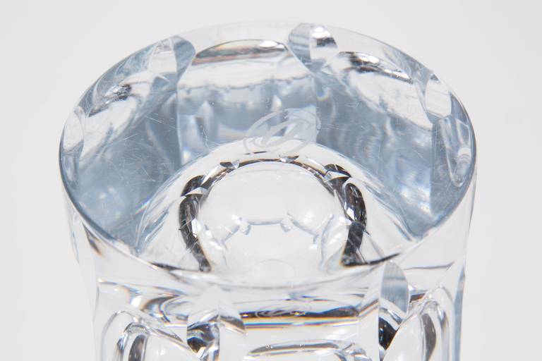 tall crystal vases