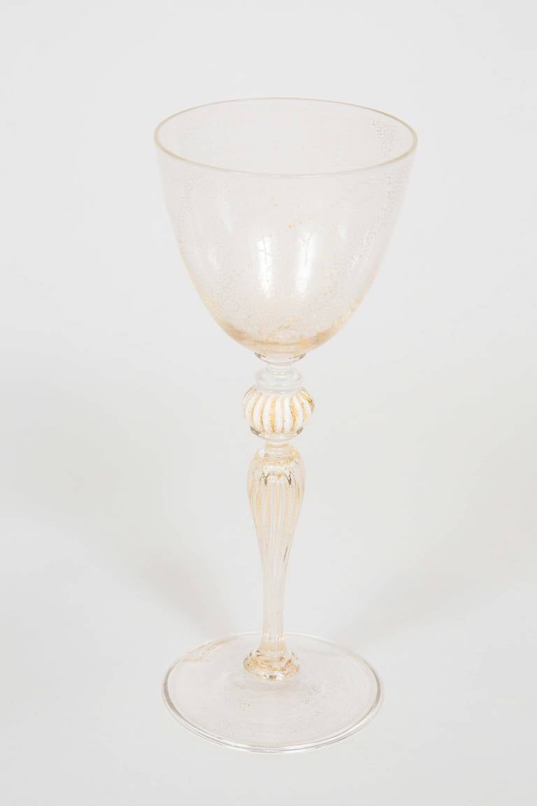 Murano Glass Murano Stemware, Service for 12 by Barovier
