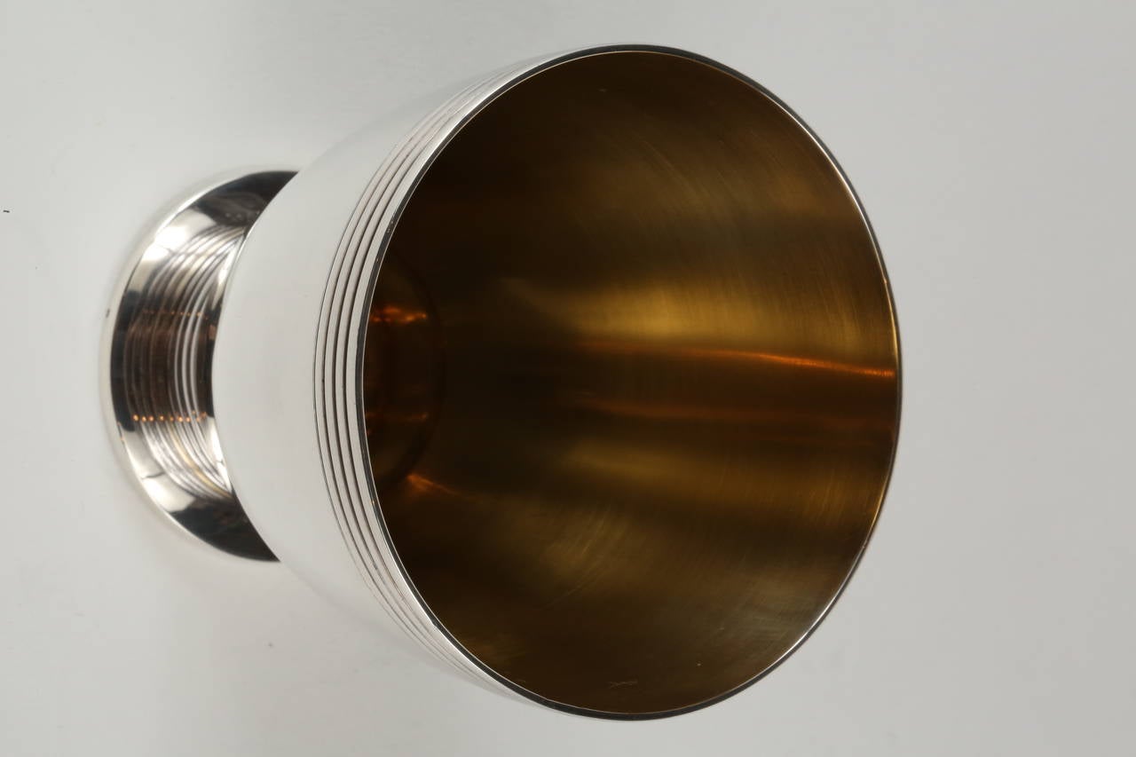 Sterling Silver Champagne Beaker by Jean Puiforcat
