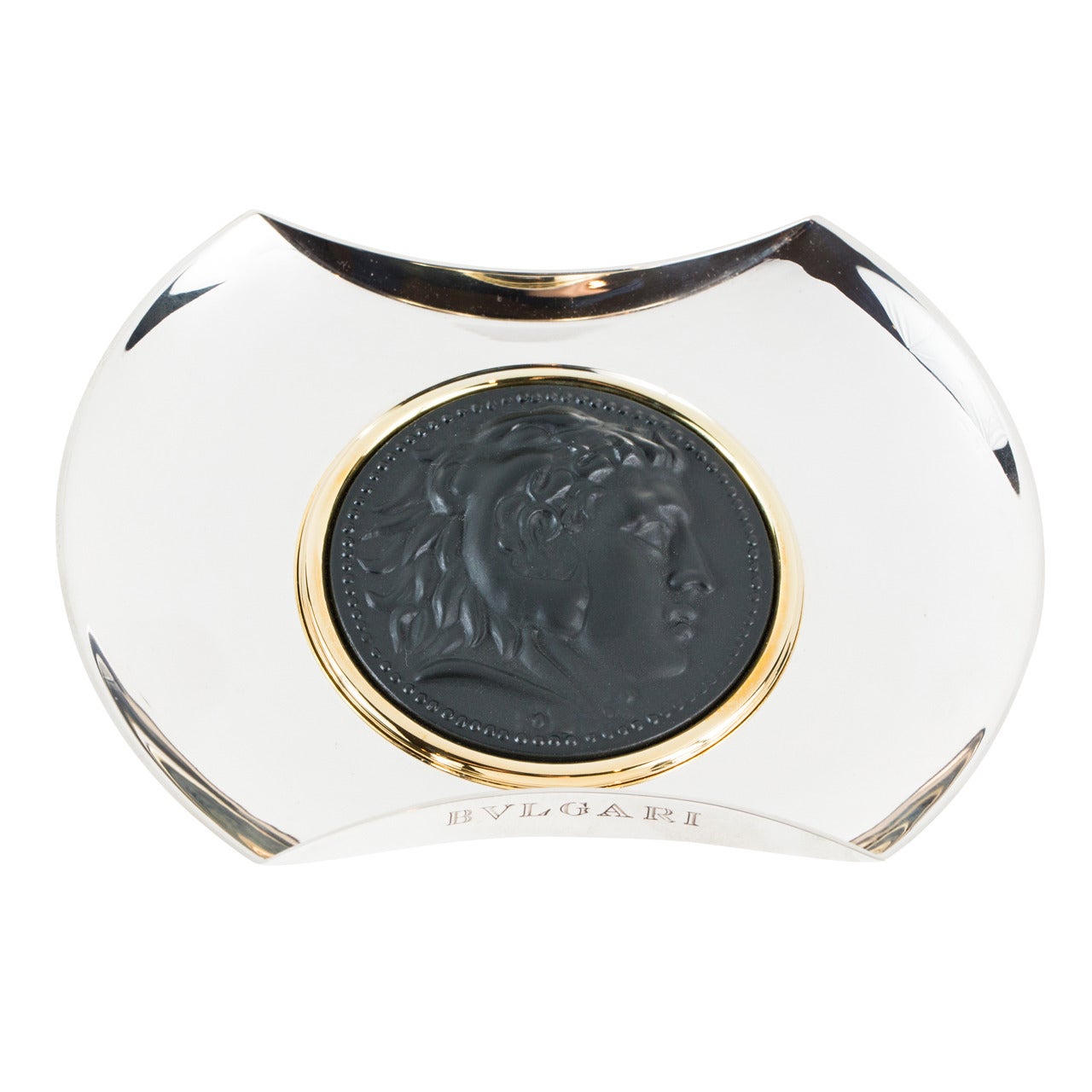Sterling and Vermeil Alexander the Great Dish by Bulgari