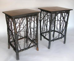 Pair of Vintage Branch Tall Tables