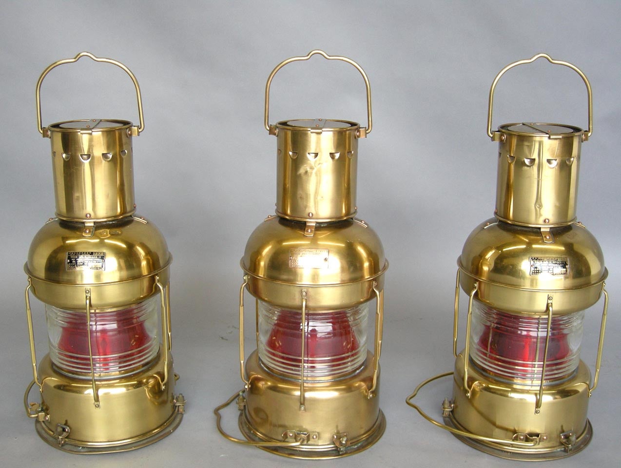 Vintage Japanese Nautical Lamps