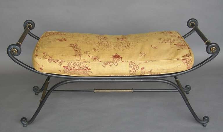 Vintage Iron Bench
