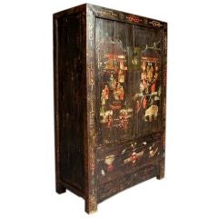 Ching Dynasty Armoire - One of a Pair