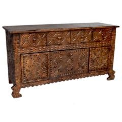Carved Guatemalan Console