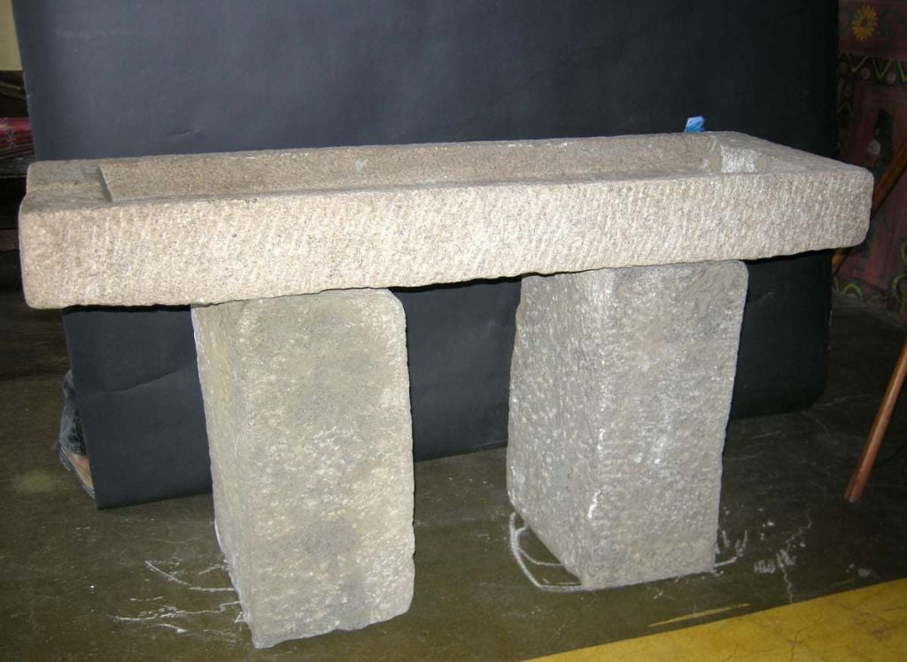 Stone Trough on Pillars