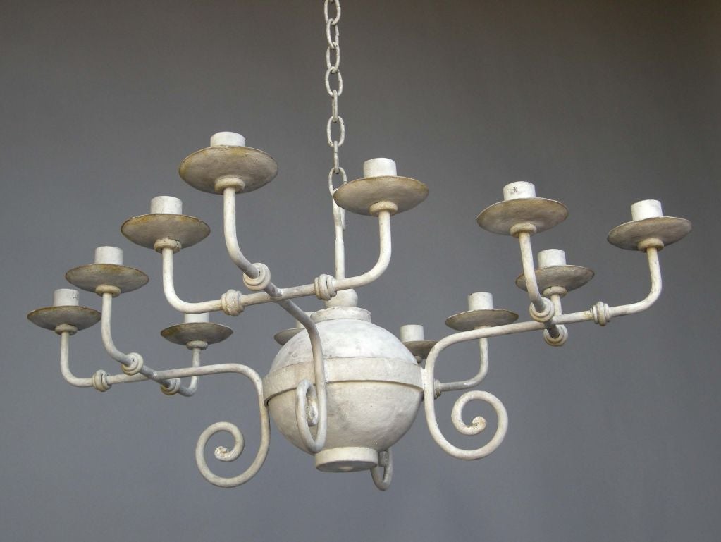 White Arana Chandelier