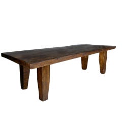 Rustic Tropical Hardwood Table
