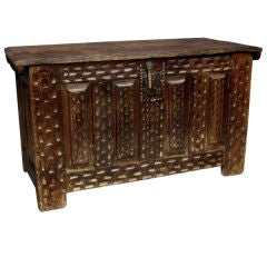 18th Century Carved Chest