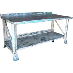 Vintage Steel Work Table