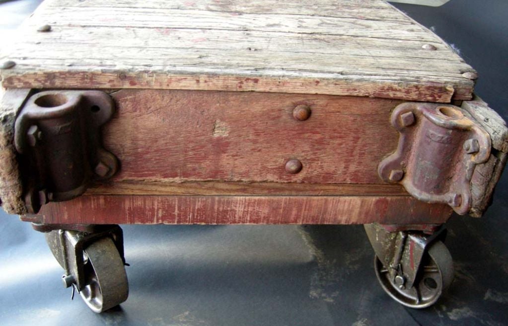Industrial Cart Coffee Table 4