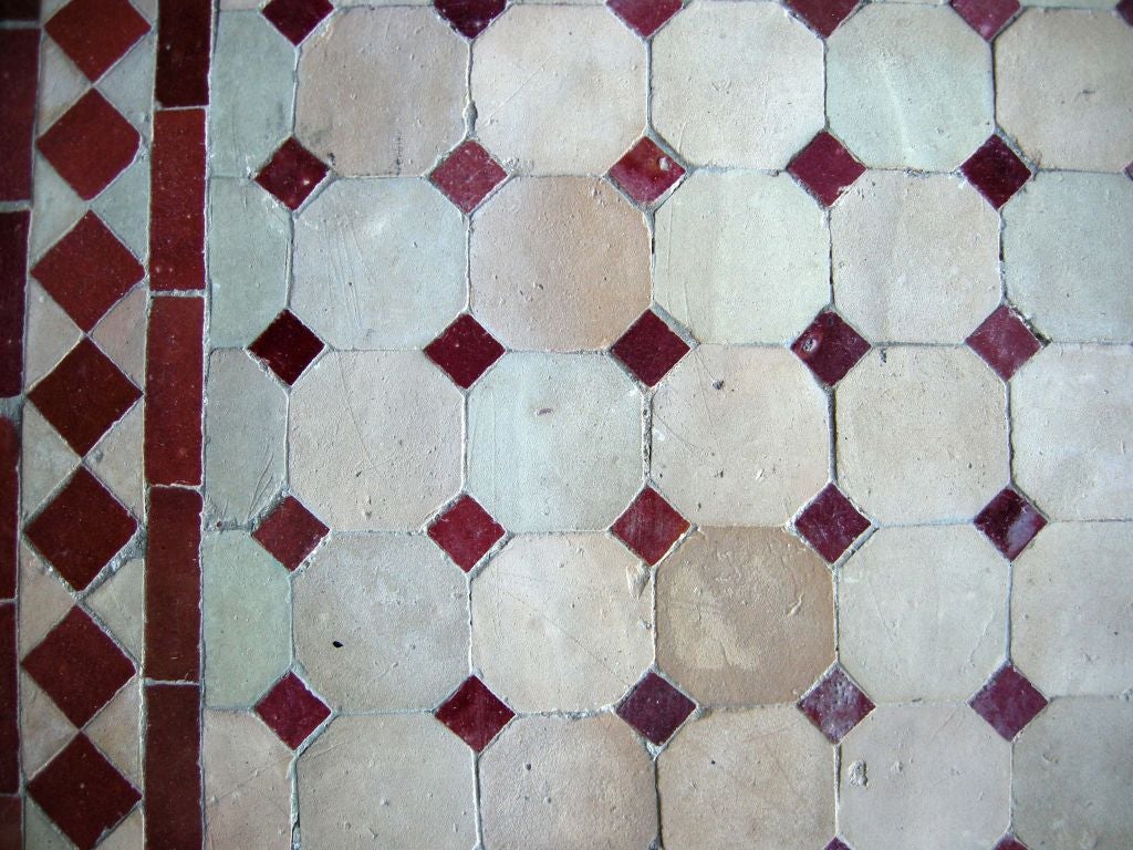 Moroccan Tile Top Table at 1stDibs