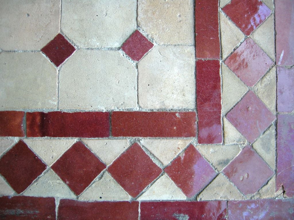 Moroccan Tile Top Table at 1stDibs