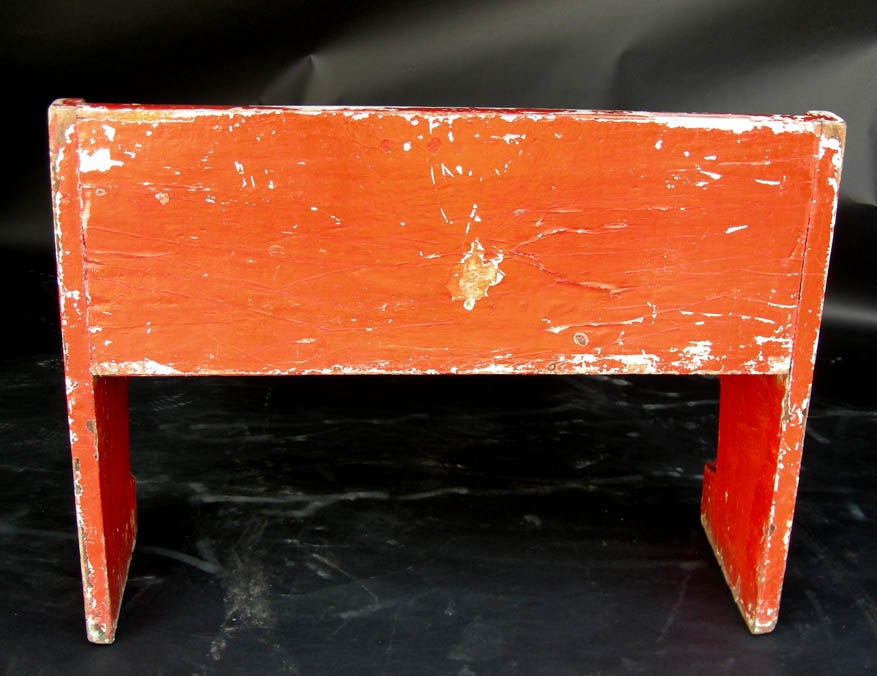 20th Century Red Bench