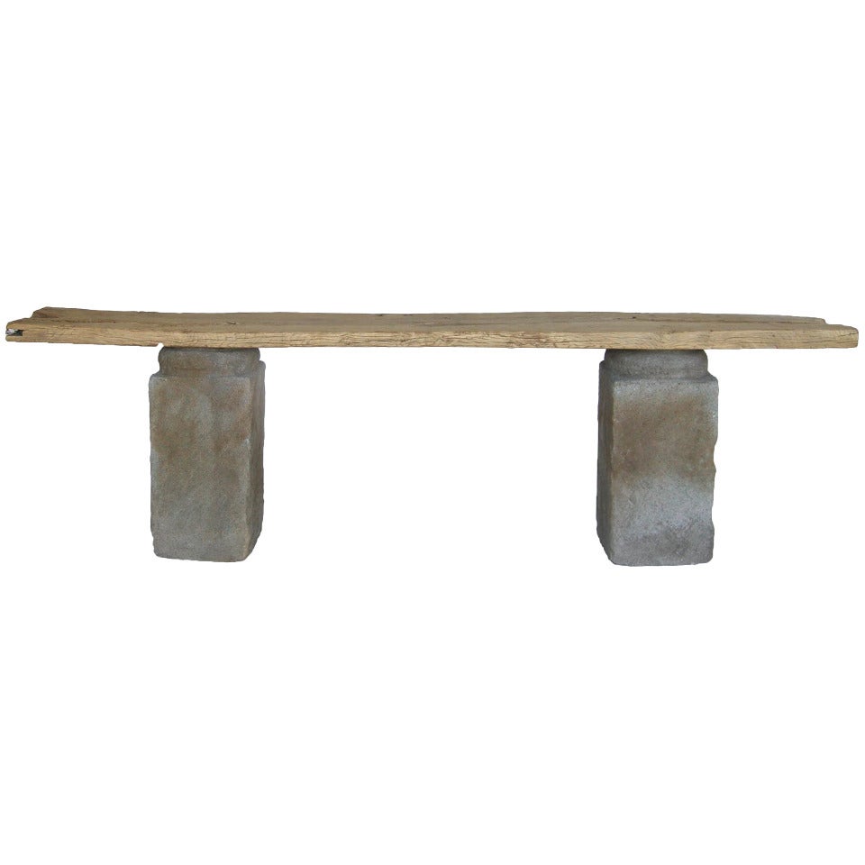 Elm and Stone Console