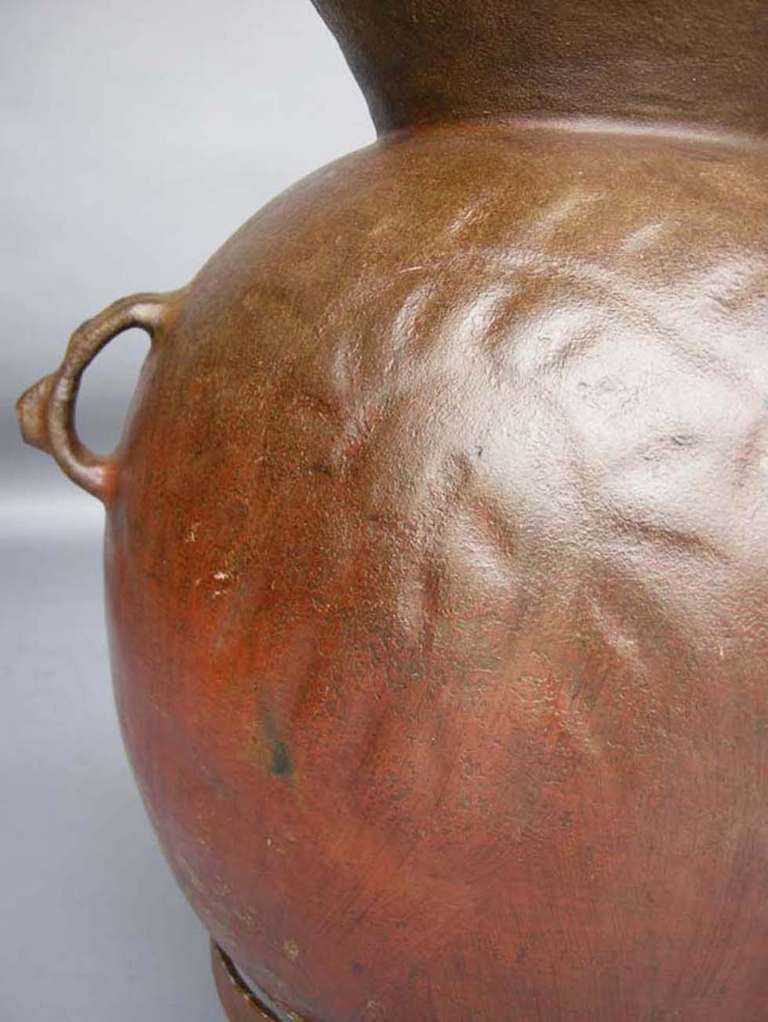 Guatemalan Antique Ceramic Water Storage Pot
