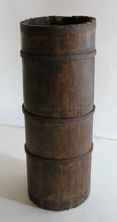 Wood 19th Century Barrel