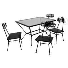 Mid 20th Century Garden Table and Chairs 3