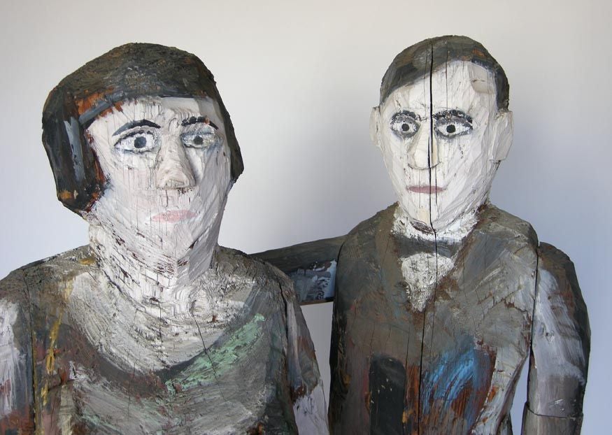 20th Century Pair of Jim Lawrence Sculptures