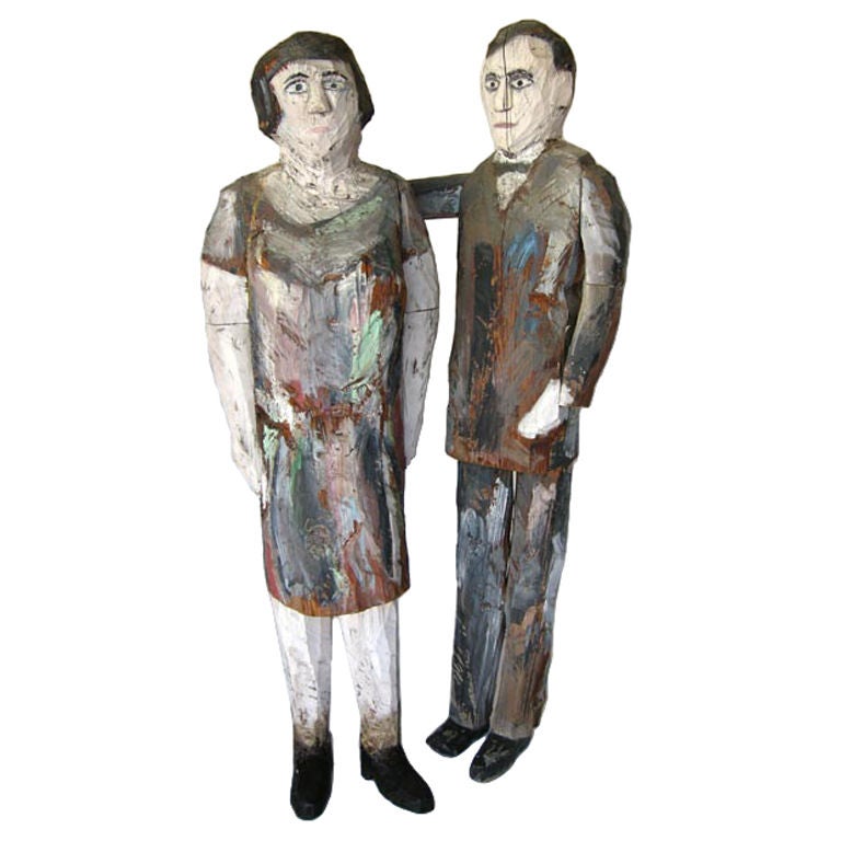 Pair of Jim Lawrence Sculptures