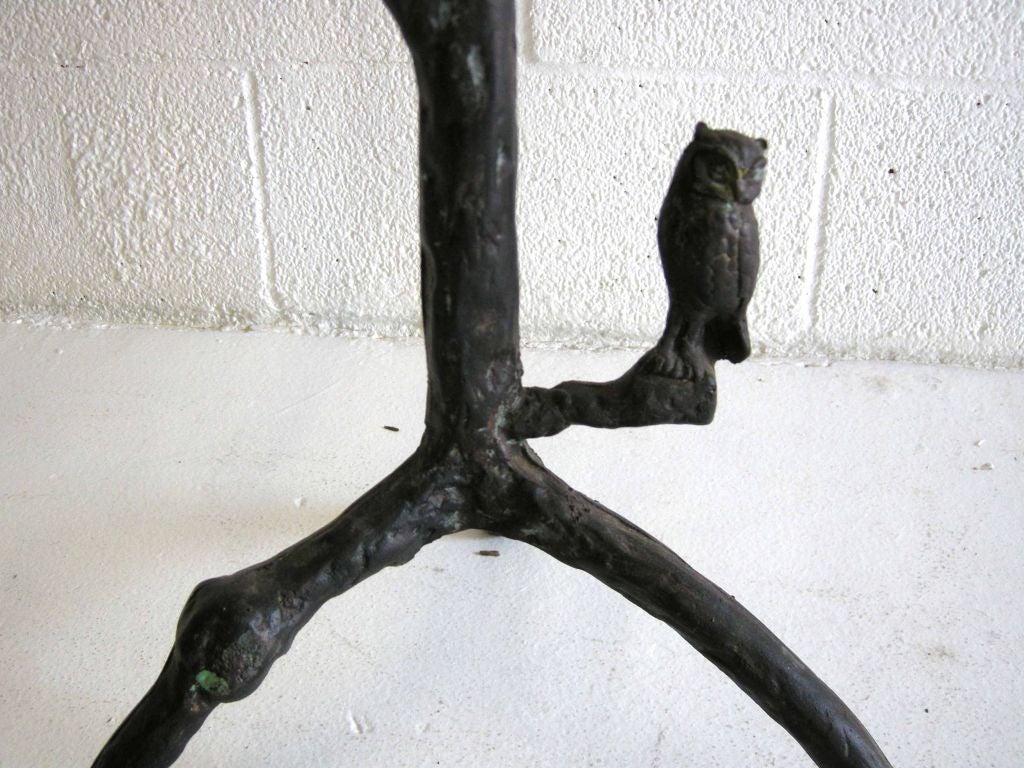 20th Century Cast Iron Branch Side Table
