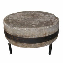 Antique Stone and Iron  Table