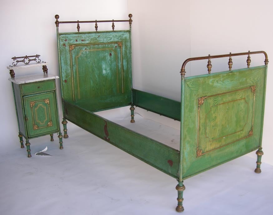 French Metal Twin Beds In Good Condition In Los Angeles, CA