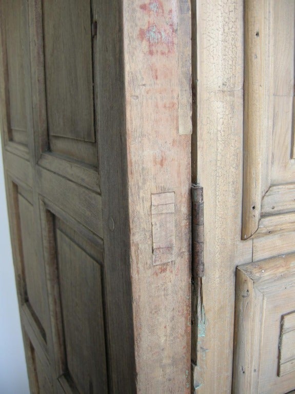 Large Antique Door Armoire 1