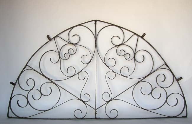 Large Scale  Decorative Iron Architectural Arch