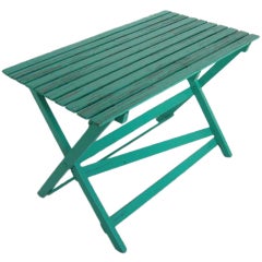 Antique Painted Garden Table