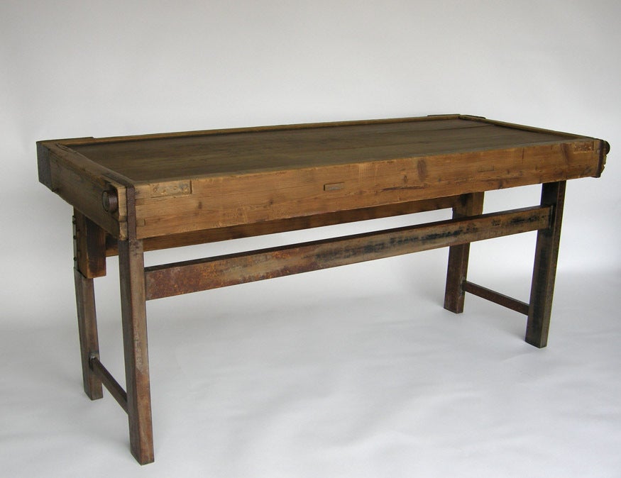 Anese Tea Table Console With Iron For At 1stdibs Rustic Anese Tea Table Console With Iron For