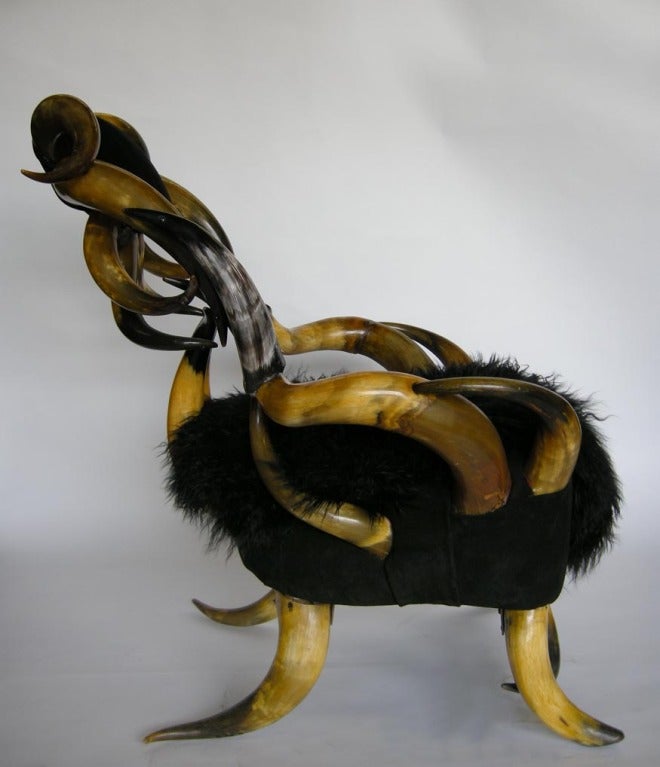 19th Century Horn Chair