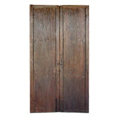 Pair of 19th Century Antique Wooden Doors 5