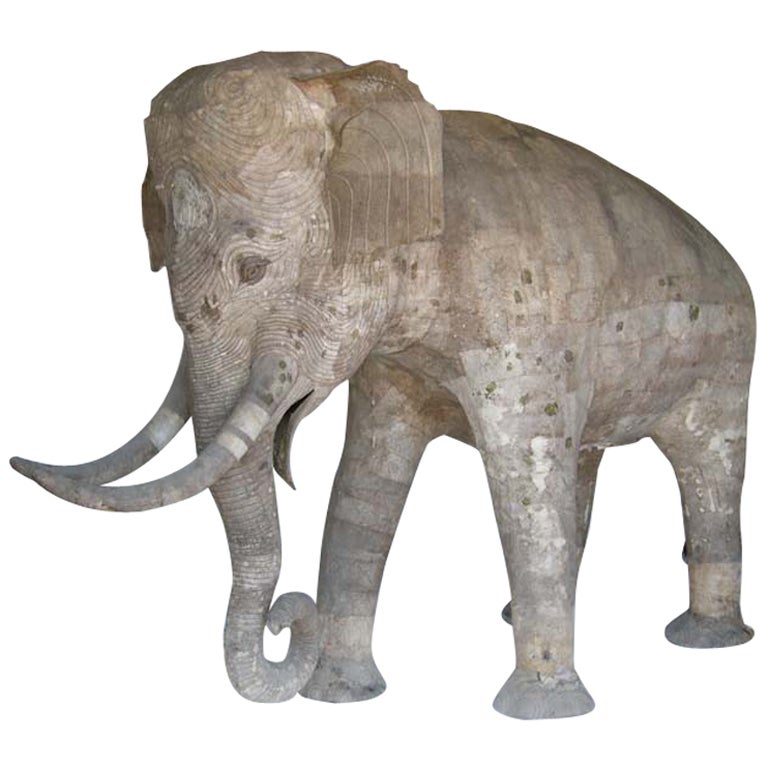 Life Size Papier Mache Elephant