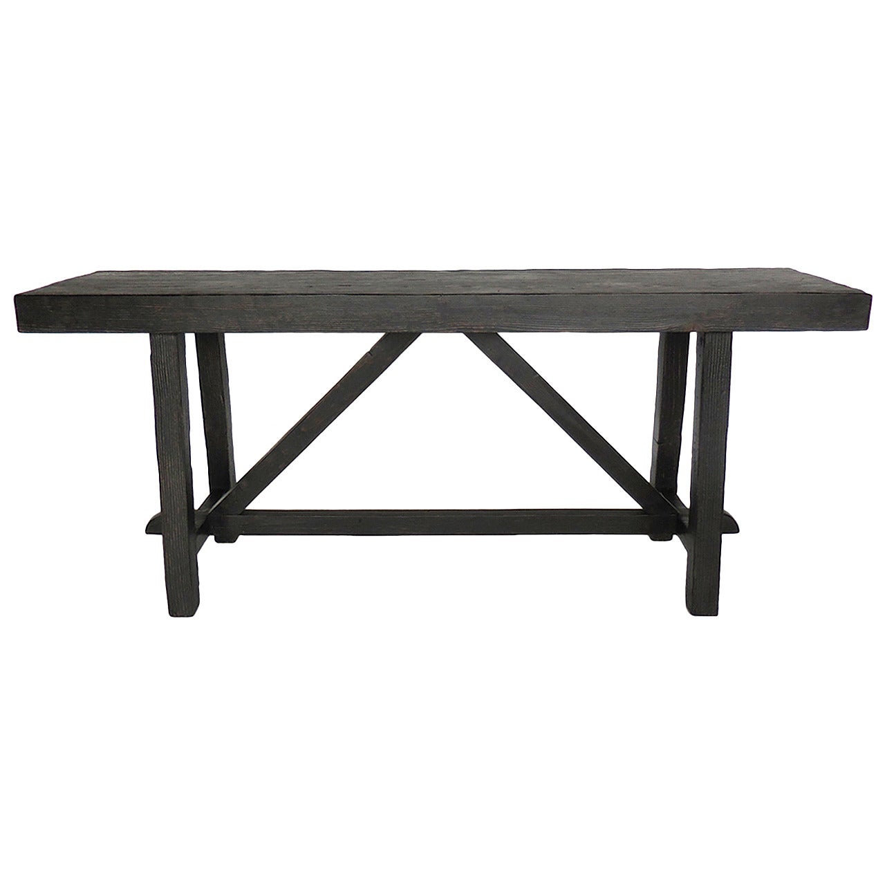 Dos Gallos Custom Douglas Fir Wood Console