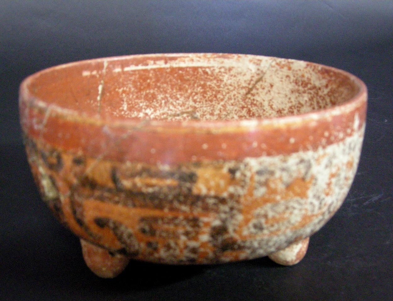Pre-Columbian Polychrome Guatemalan Vessels In Fair Condition In Los Angeles, CA
