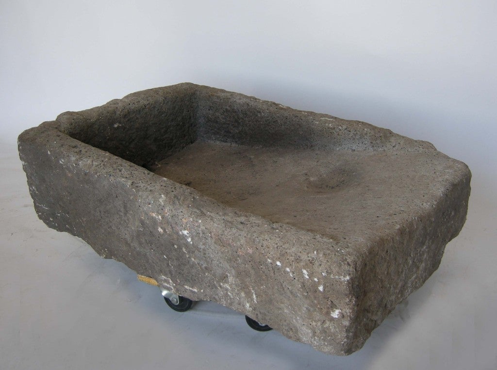 19th Century Carved Stone Grinder