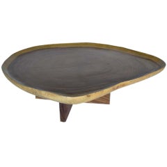 Free Form Wood Coffee Table