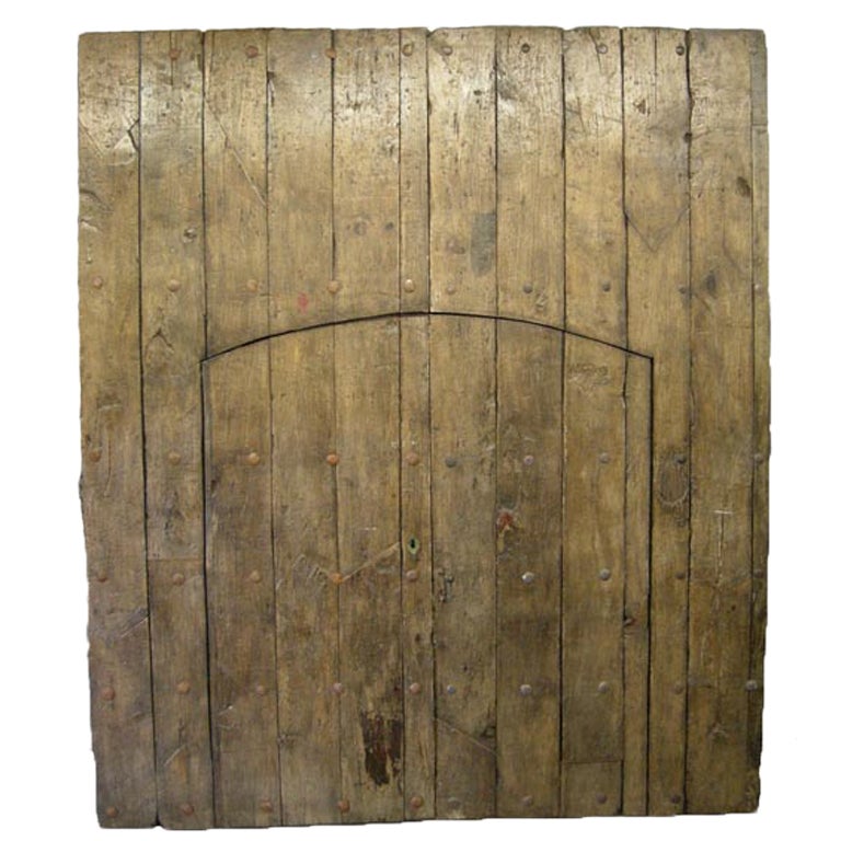 Pair of Large Antique Doors with Smaller Doors Inside..