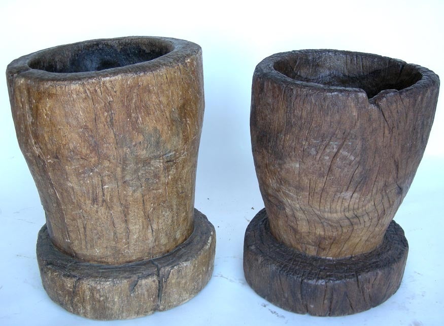 Antique Wooden Morteros- Mortars 1