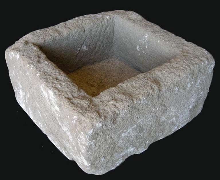 Antique Carved Stone Trough