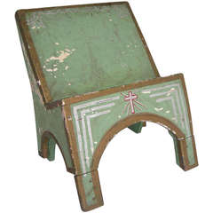 Antique Painted Book Stand